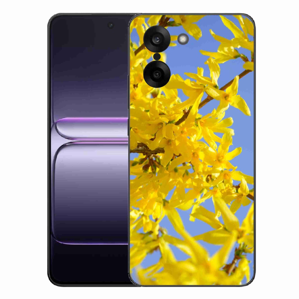 Gelový kryt mmCase na One Plus Nord CE5 - žluté květy