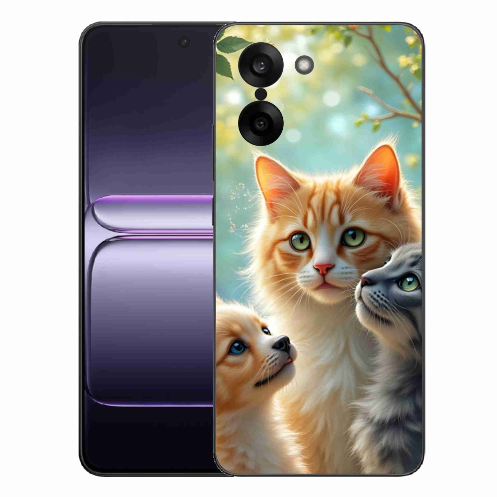Gelový kryt mmCase na One Plus Nord CE5 - zvířecí přátelství 2