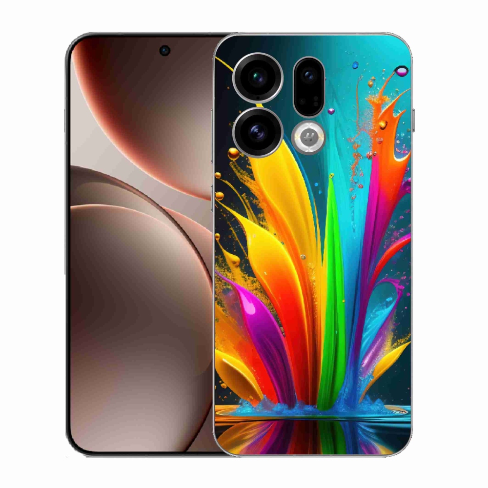 Gelový kryt mmCase na Oppo Find X9 - abstraktní motiv 1