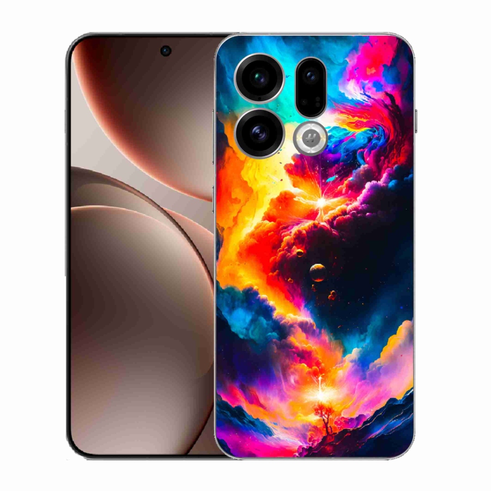 Gelový kryt mmCase na Oppo Find X9 - abstraktní motiv