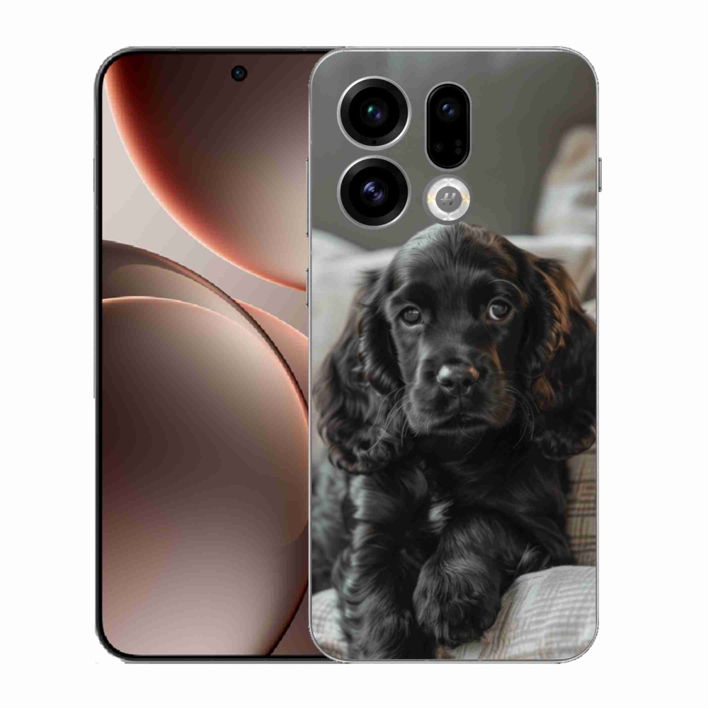 Gelový kryt mmCase na Oppo Find X9 - anglický kokršpaněl