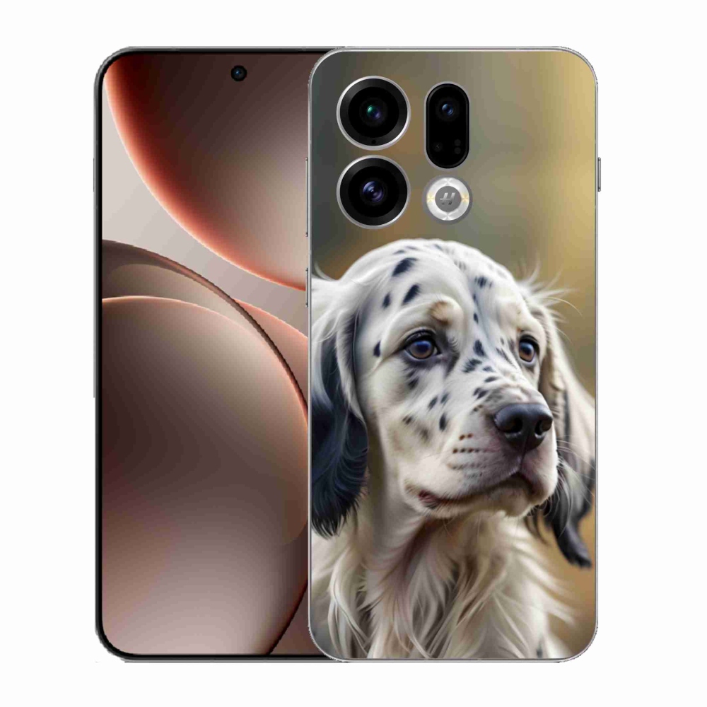Gelový kryt mmCase na Oppo Find X9 - anglický setr