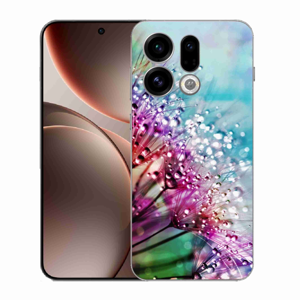 Gelový kryt mmCase na Oppo Find X9 - barevné květy