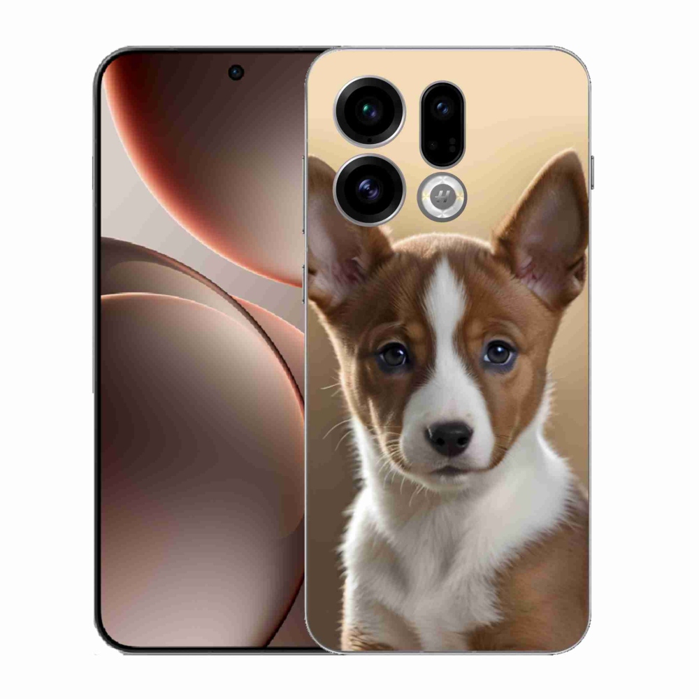 Gelový kryt mmCase na Oppo Find X9 - basenji