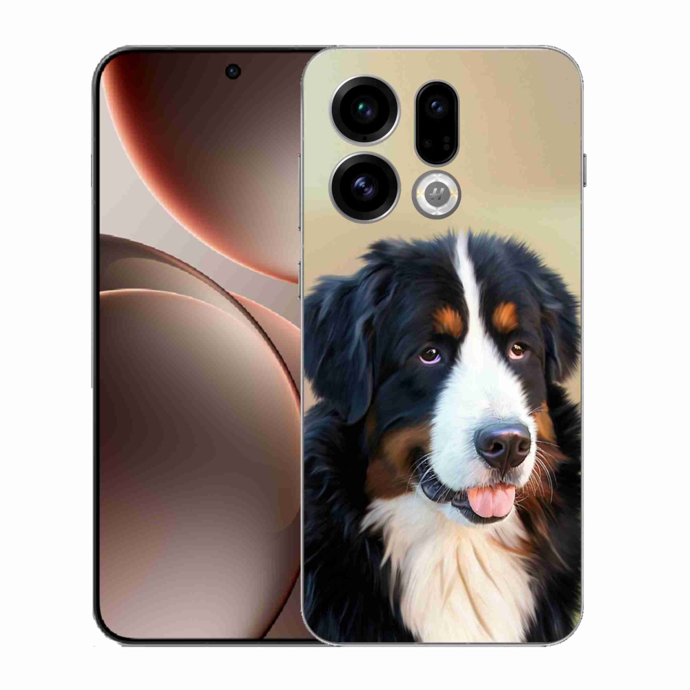 Gelový kryt mmCase na Oppo Find X9 - bernský salašnický pes