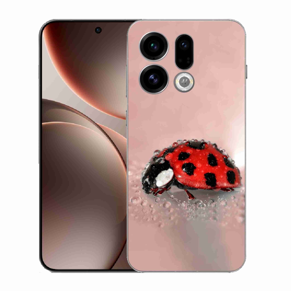 Gelový kryt mmCase na Oppo Find X9 - beruška