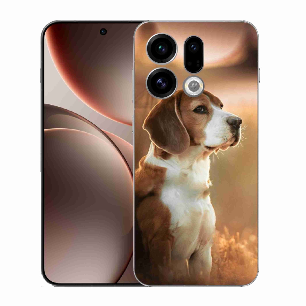 Gelový kryt mmCase na Oppo Find X9 - bígl