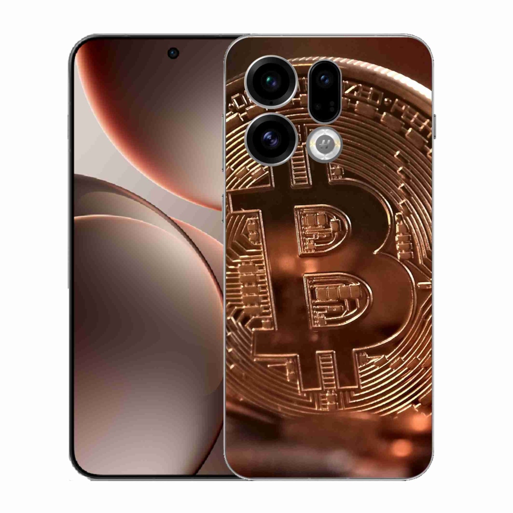 Gelový kryt mmCase na Oppo Find X9 - bitcoin