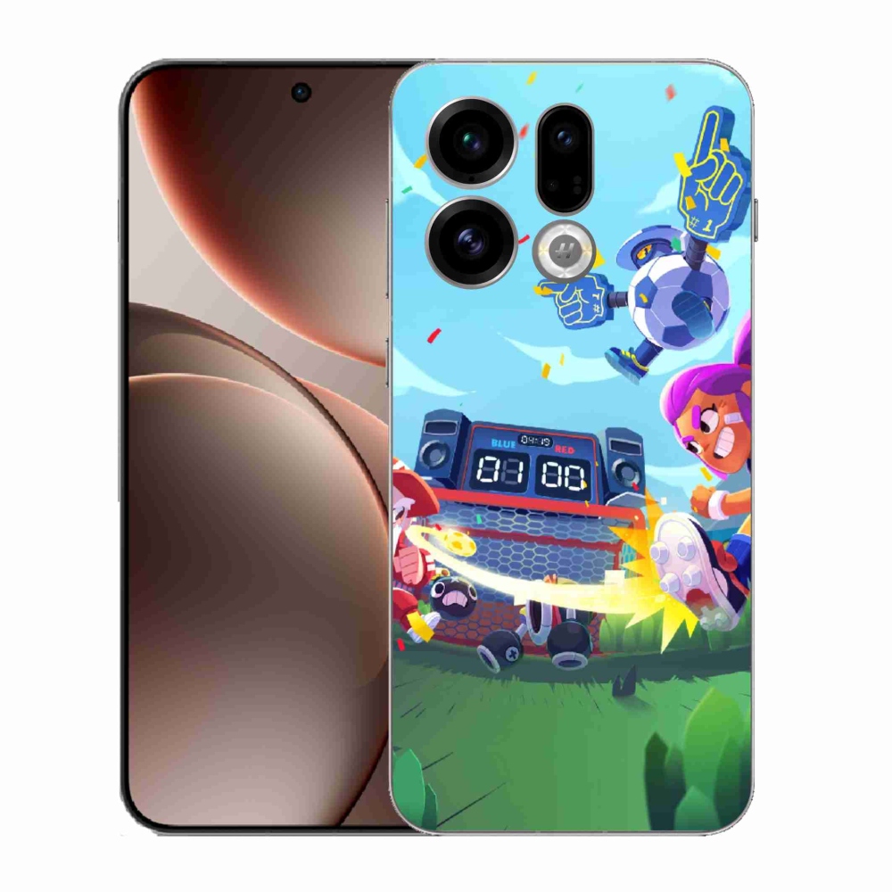 Gelový kryt mmCase na Oppo Find X9 - brawl stars 1