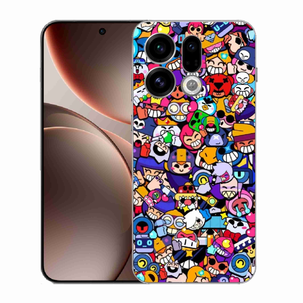Gelový kryt mmCase na Oppo Find X9 - brawl stars 2