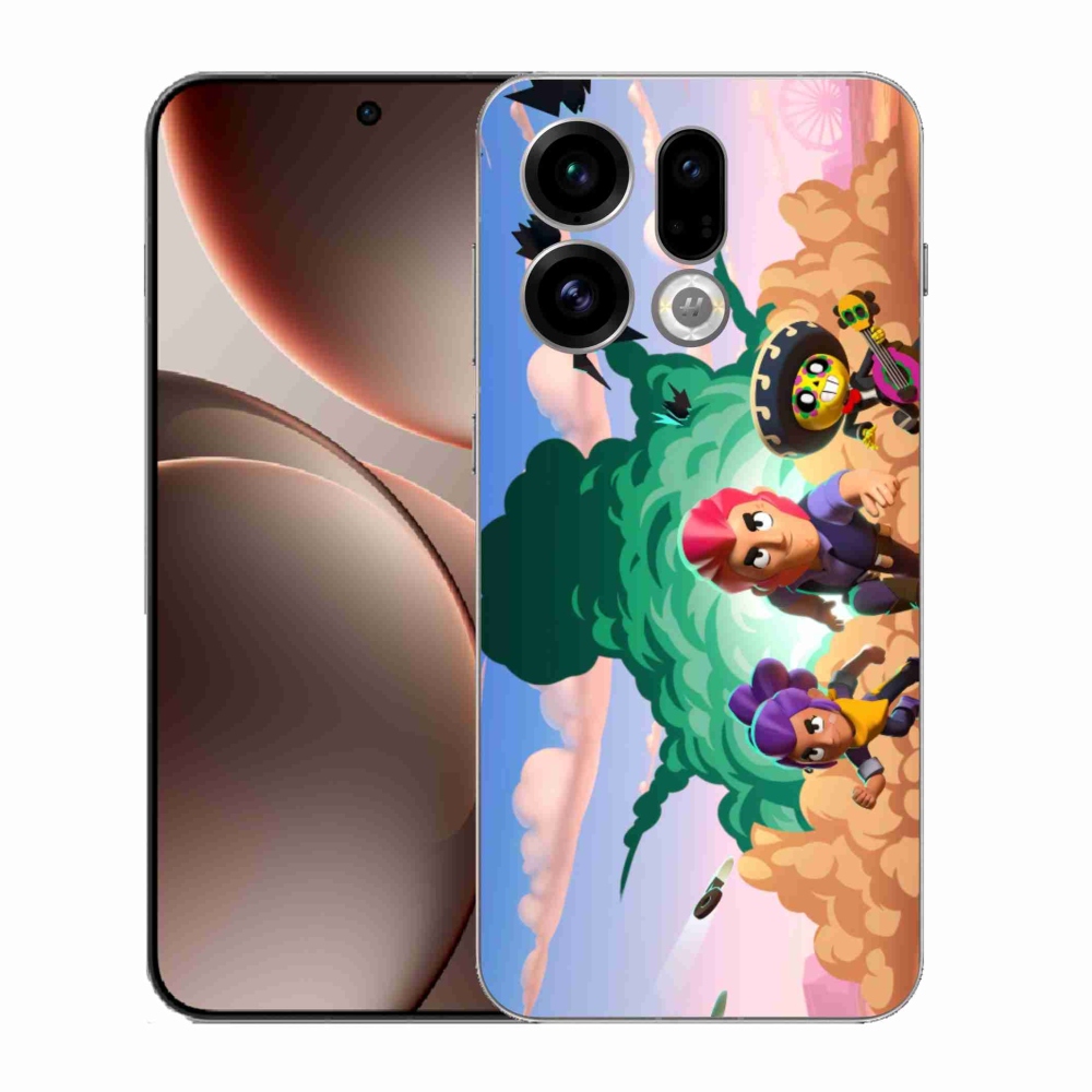 Gelový kryt mmCase na Oppo Find X9 - brawl stars