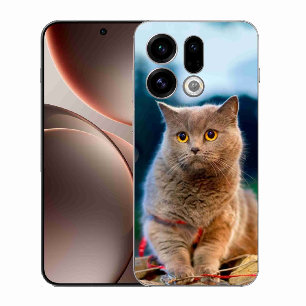 Gelový kryt mmCase na Oppo Find X9 - britská modrá 2