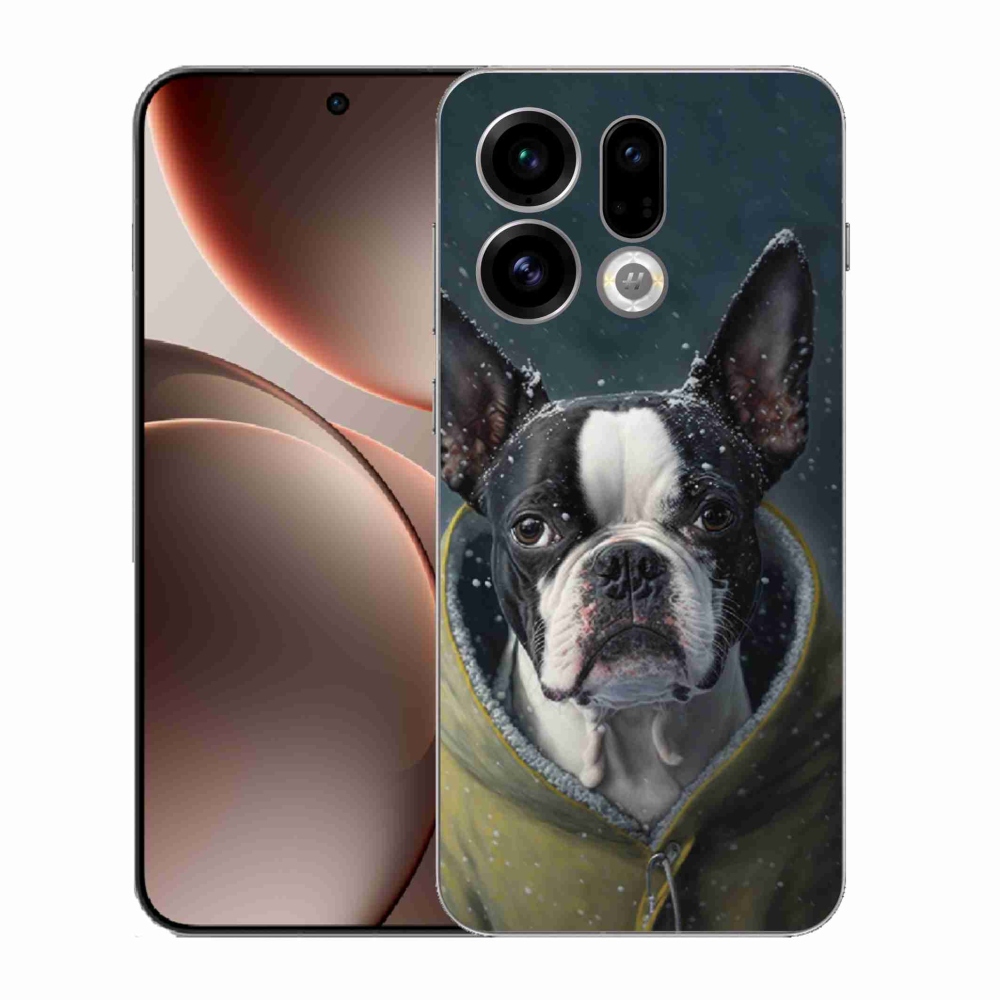 Gelový kryt mmCase na Oppo Find X9 - buldoček