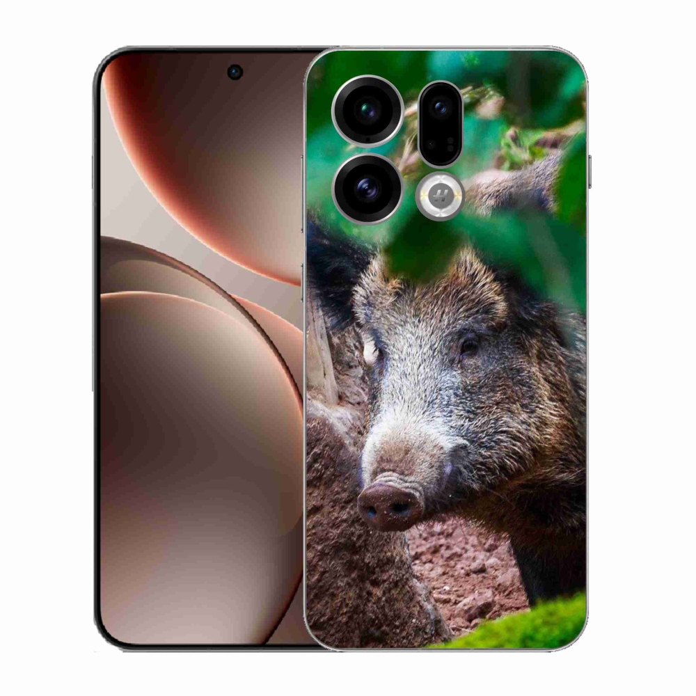 Gelový kryt mmCase na Oppo Find X9 - divoké prase