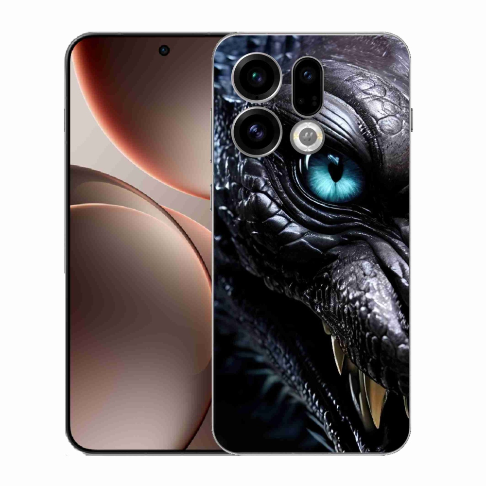 Gelový kryt mmCase na Oppo Find X9 - dračí pohled