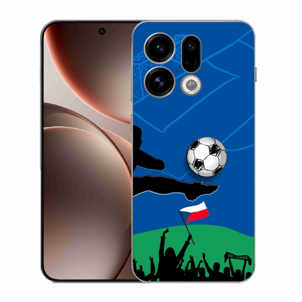 Gelový kryt mmCase na Oppo Find X9 - fanoušci fotbalu