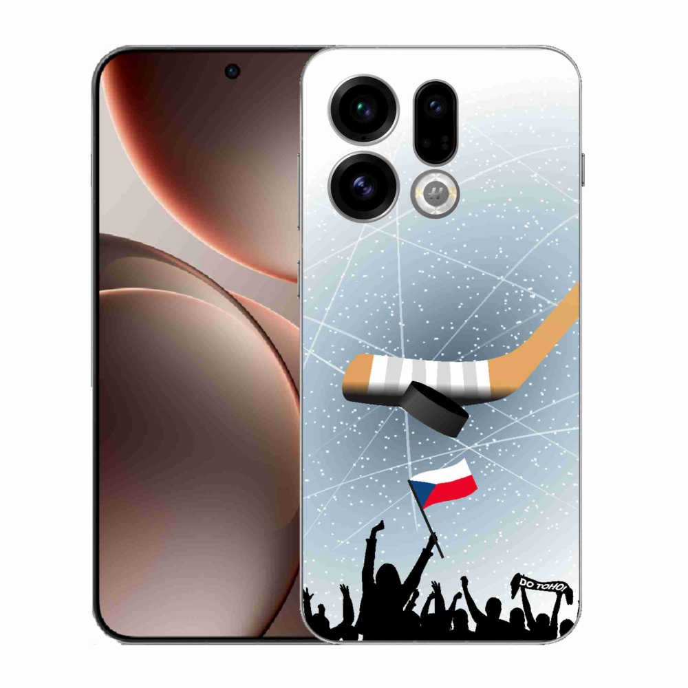 Gelový kryt mmCase na Oppo Find X9 - fanoušci hokeje