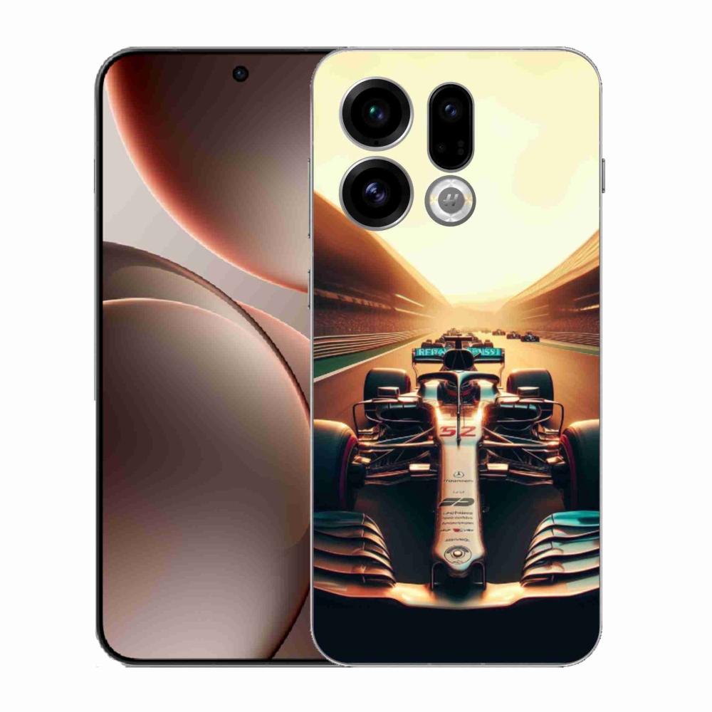 Gelový kryt mmCase na Oppo Find X9 - formule 1