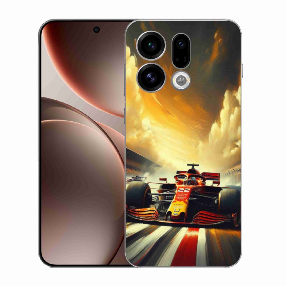 Gelový kryt mmCase na Oppo Find X9 - formule 2
