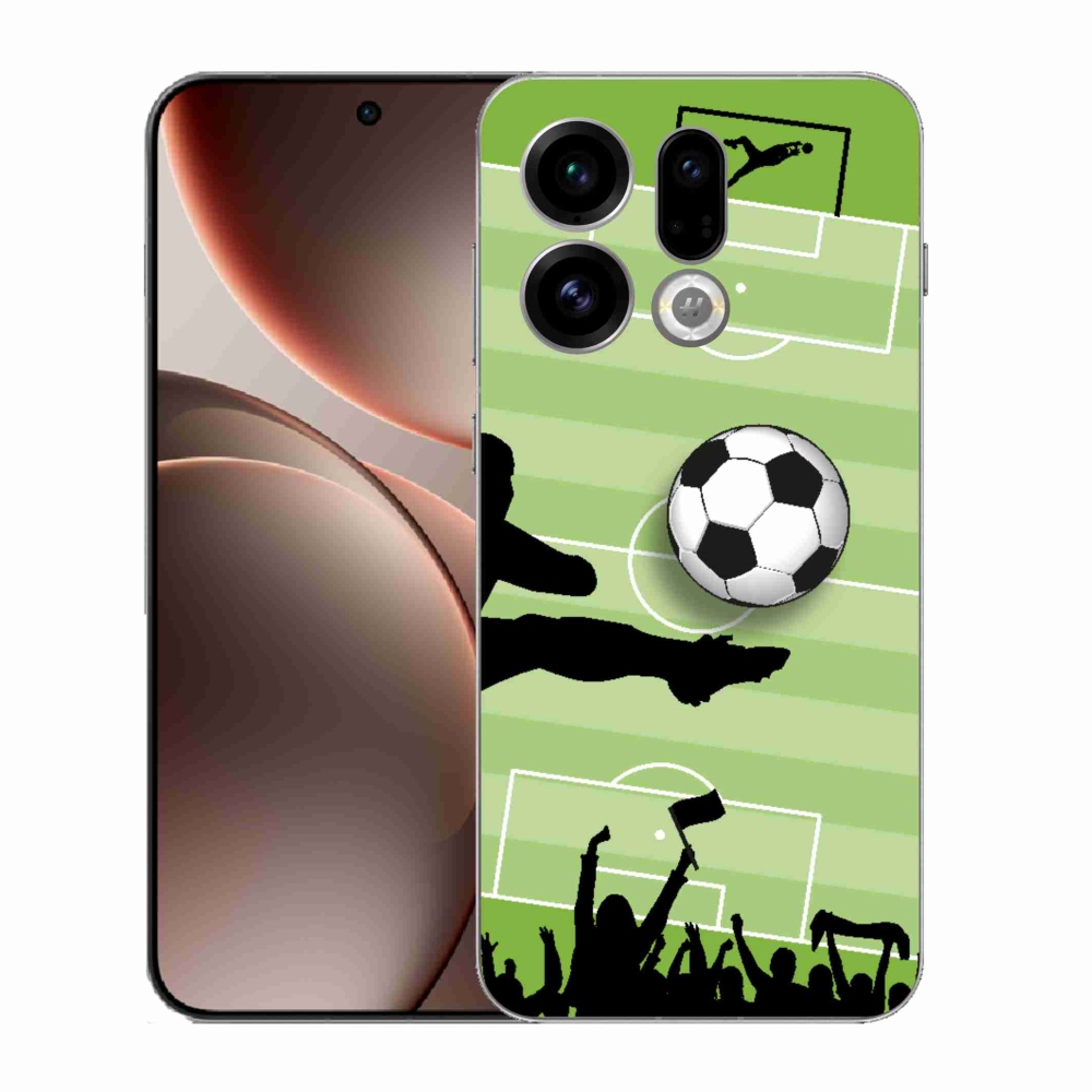 Gelový kryt mmCase na Oppo Find X9 - fotbal 3