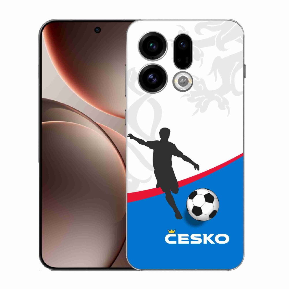 Gelový kryt mmCase na Oppo Find X9 - fotbal Česko 1