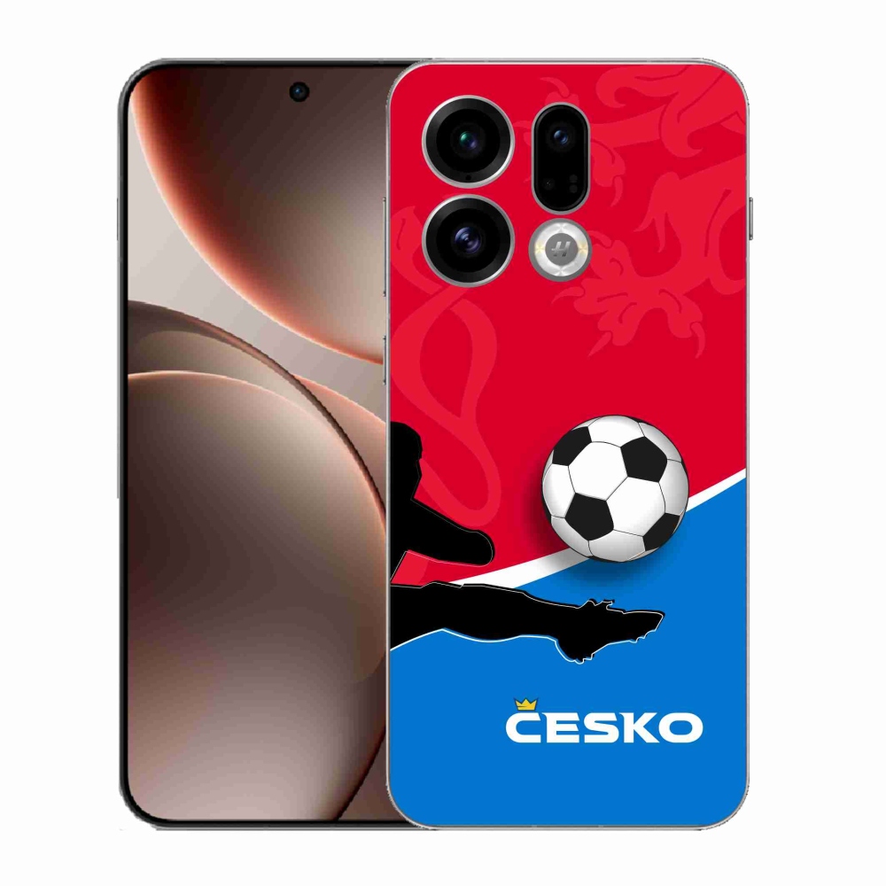 Gelový kryt mmCase na Oppo Find X9 - fotbal Česko 2
