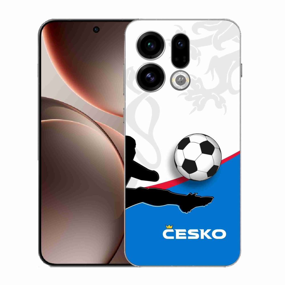 Gelový kryt mmCase na Oppo Find X9 - fotbal Česko 3