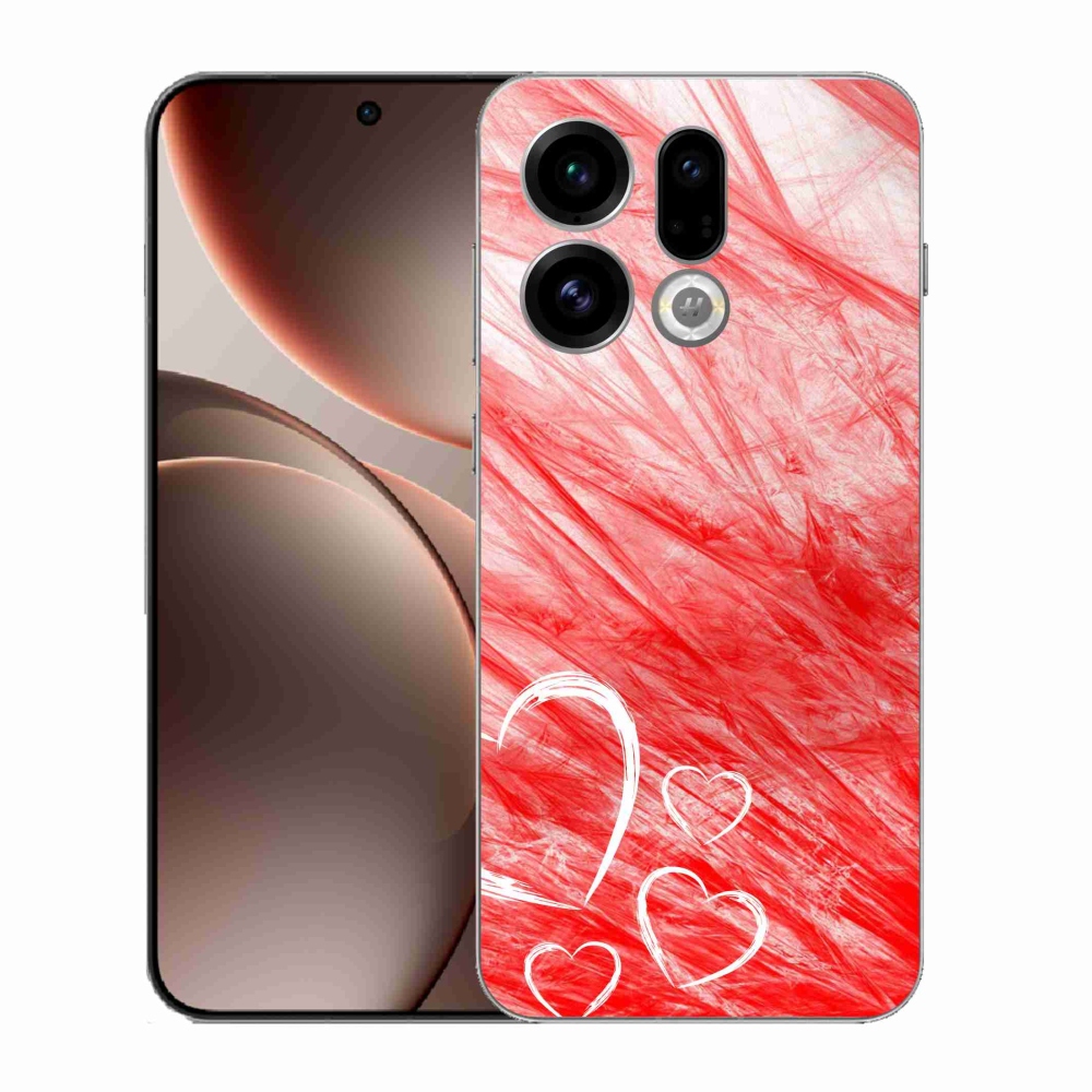 Gelový kryt mmCase na Oppo Find X9 - heart
