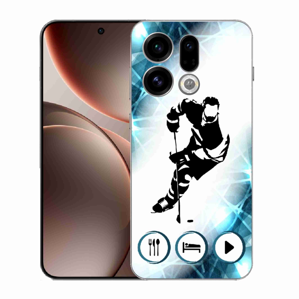 Gelový kryt mmCase na Oppo Find X9 - hokej 1