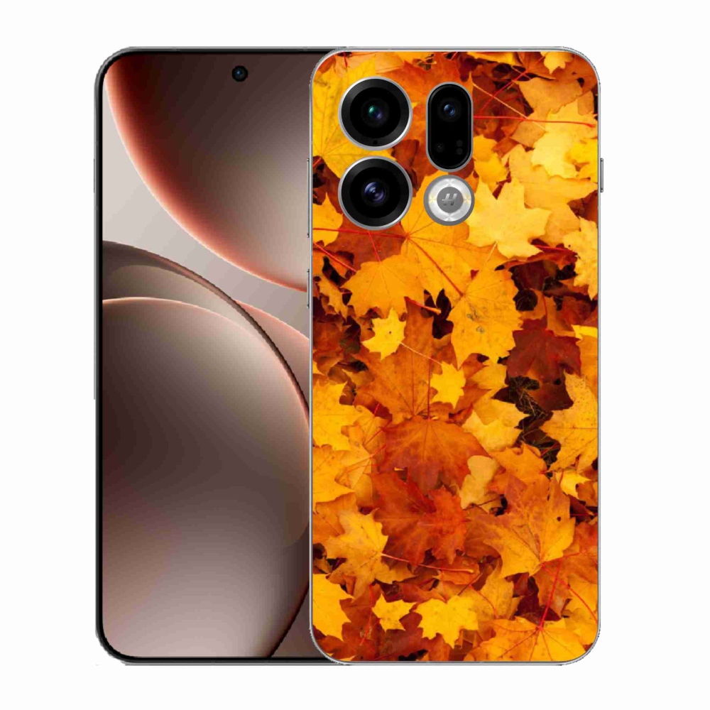 Gelový kryt mmCase na Oppo Find X9 - javorové listy