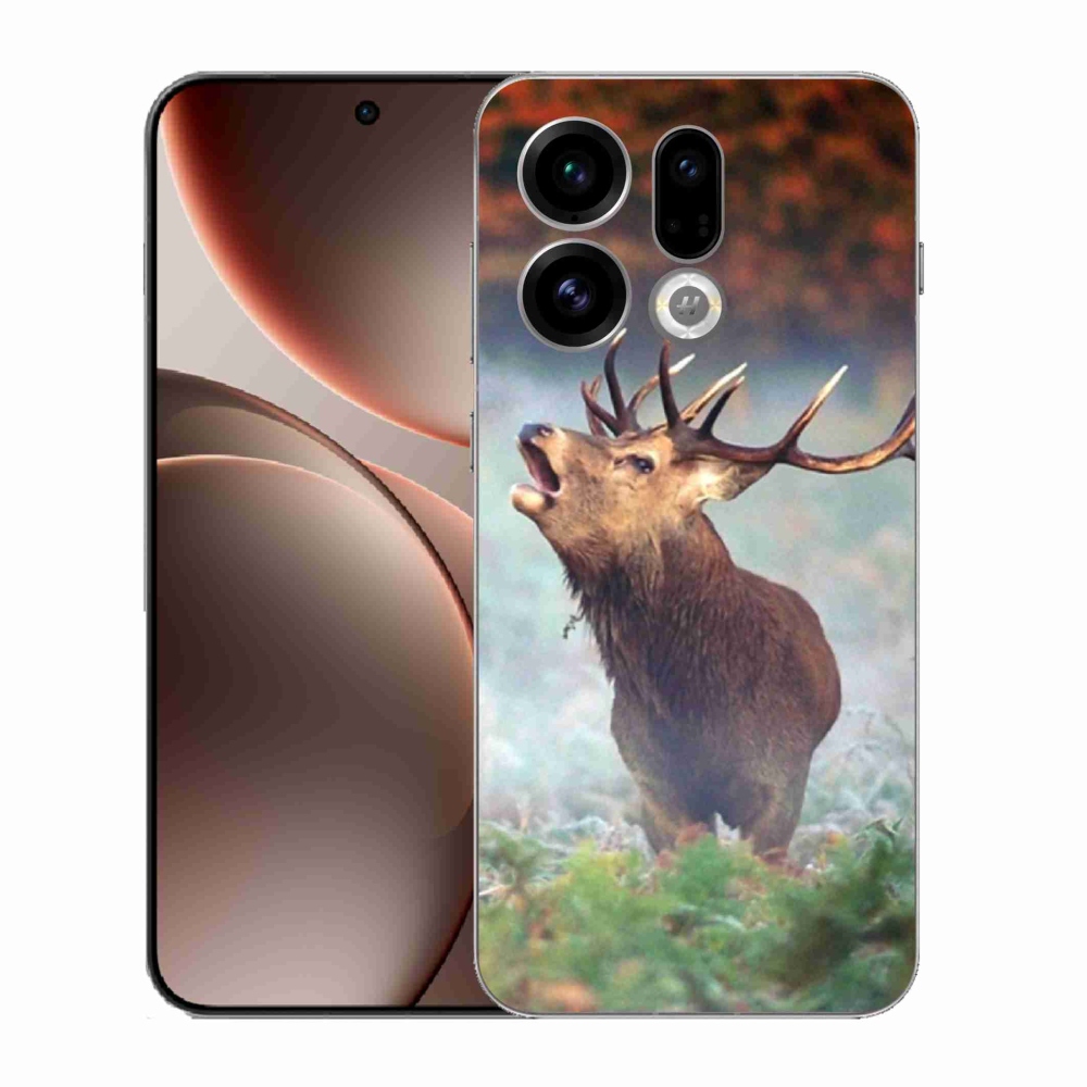 Gelový kryt mmCase na Oppo Find X9 - jelen 2