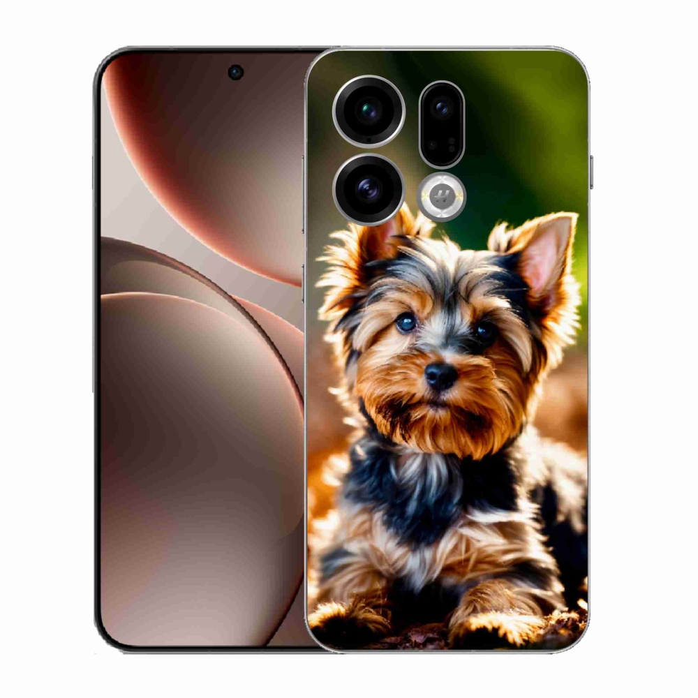 Gelový kryt mmCase na Oppo Find X9 - jorkšír 10