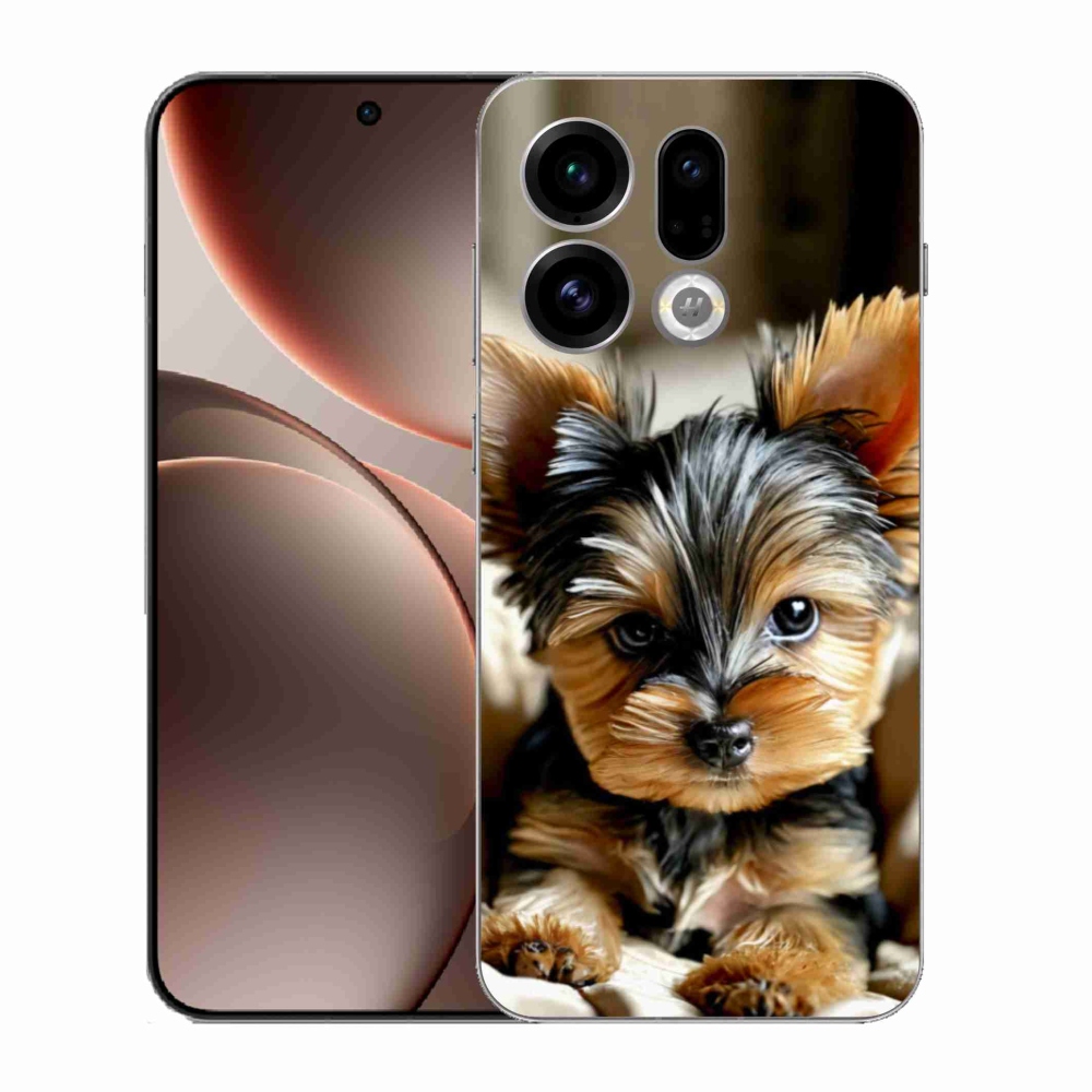 Gelový kryt mmCase na Oppo Find X9 - jorkšír 11