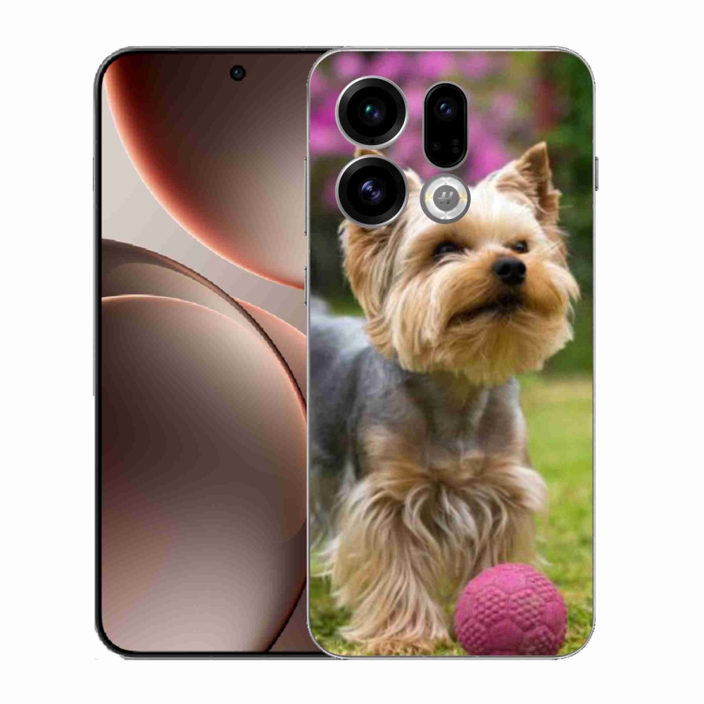 Gelový kryt mmCase na Oppo Find X9 - jorkšír 4
