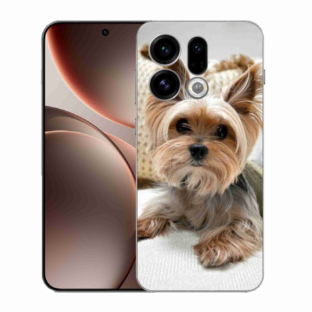 Gelový kryt mmCase na Oppo Find X9 - jorkšír 5