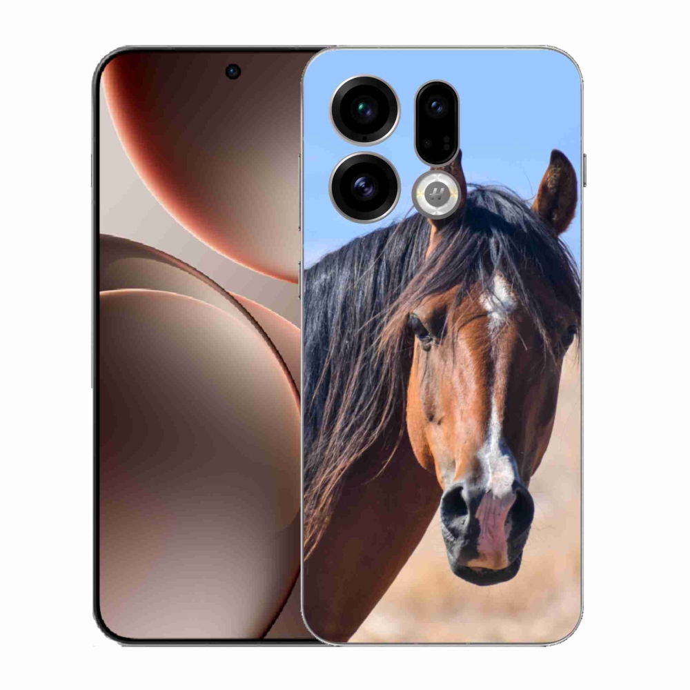 Gelový kryt mmCase na Oppo Find X9 - klidný kůň