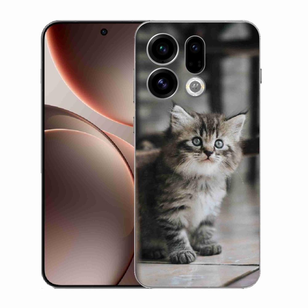 Gelový kryt mmCase na Oppo Find X9 - koťátko