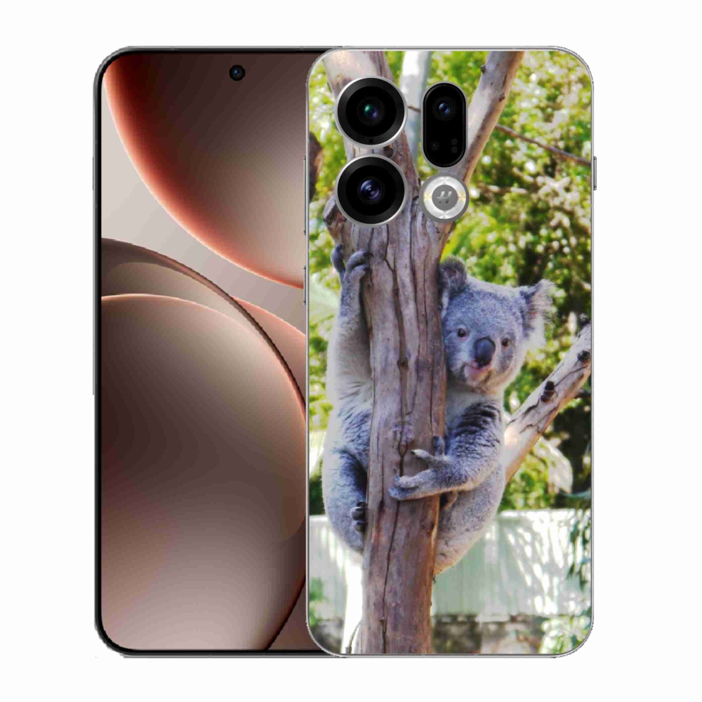 Gelový kryt mmCase na Oppo Find X9 - koala