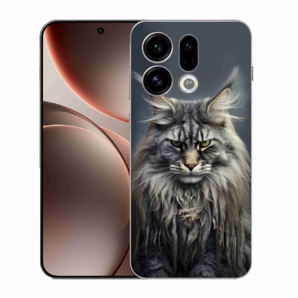 Gelový kryt mmCase na Oppo Find X9 - kočíčí pohled 4