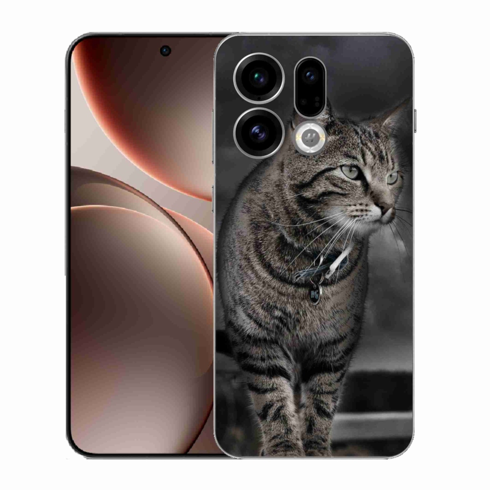 Gelový kryt mmCase na Oppo Find X9 - kočka