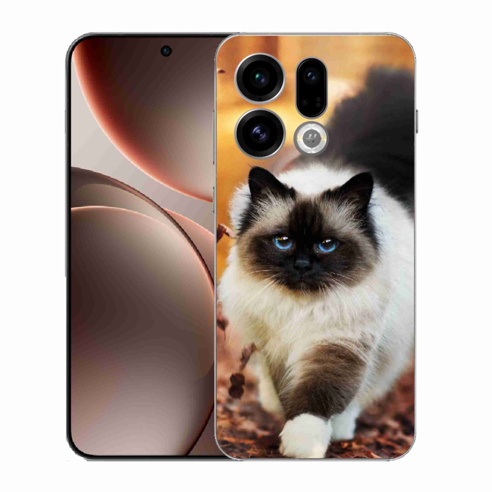 Gelový kryt mmCase na Oppo Find X9 - kočka
