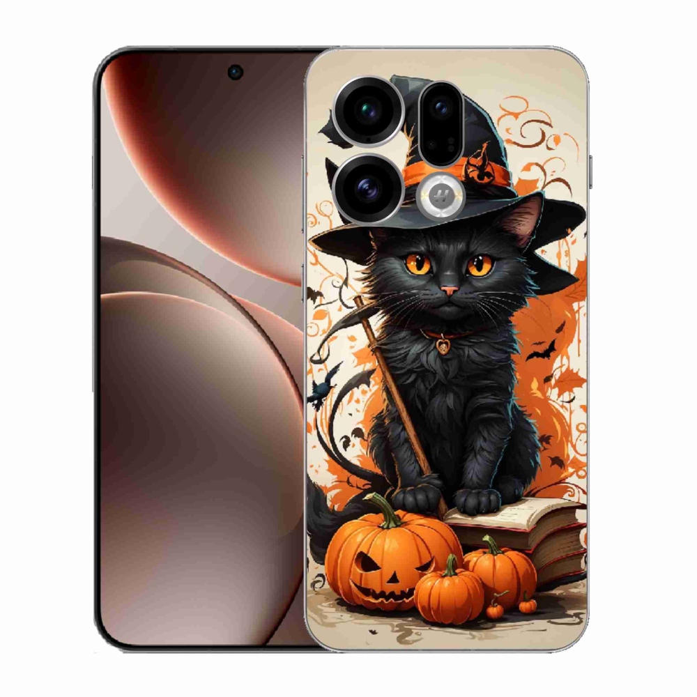 Gelový kryt mmCase na Oppo Find X9 - kocour čaroděj