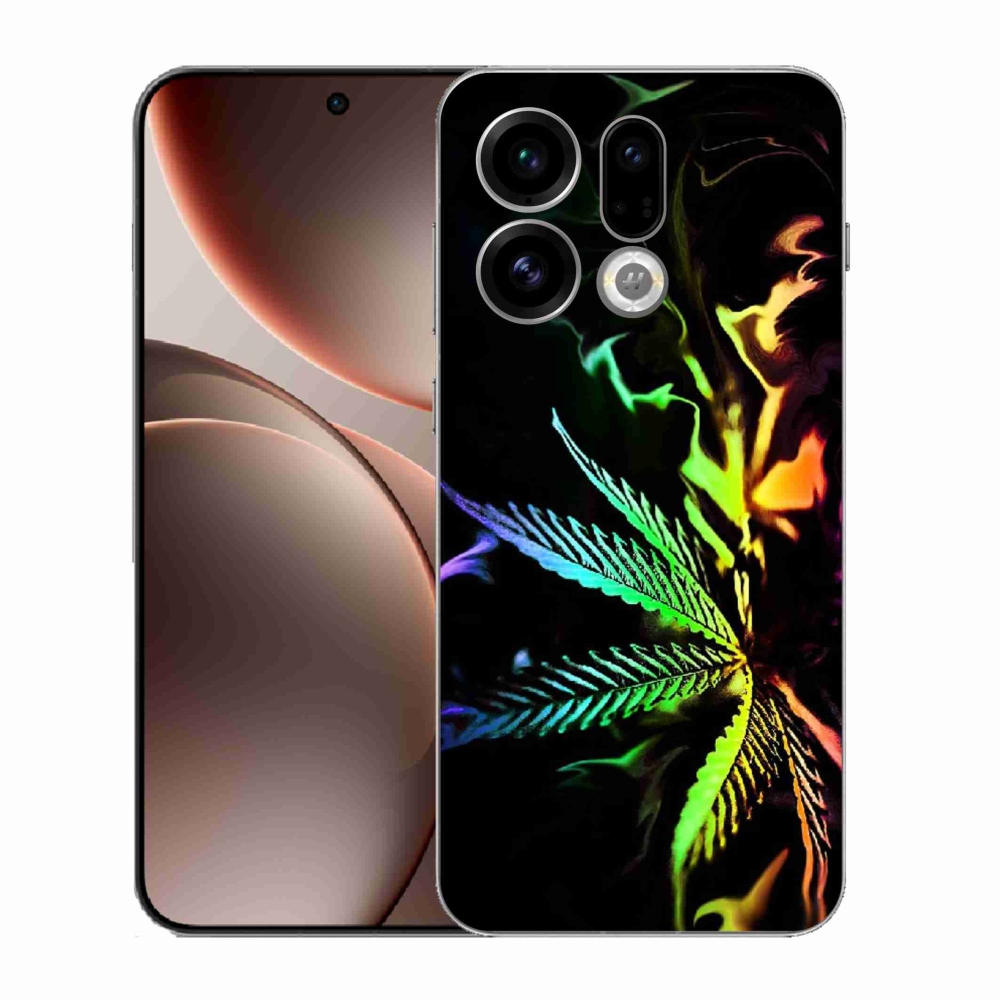 Gelový kryt mmCase na Oppo Find X9 - konopí 2