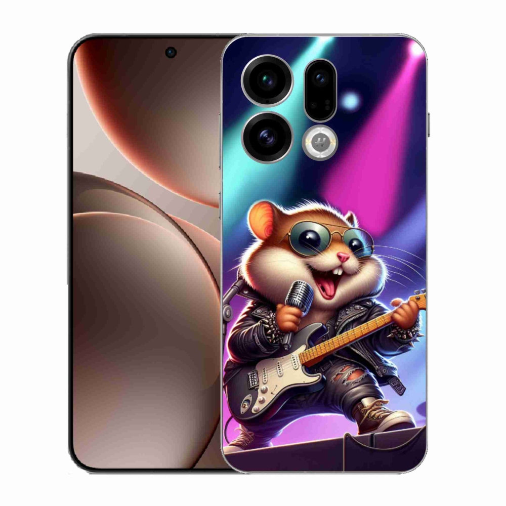 Gelový kryt mmCase na Oppo Find X9 - křeček rocker