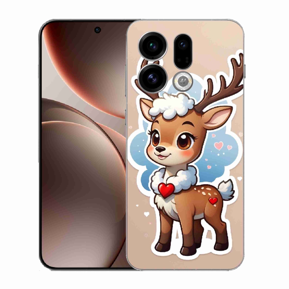 Gelový kryt mmCase na Oppo Find X9 - kreslený sob