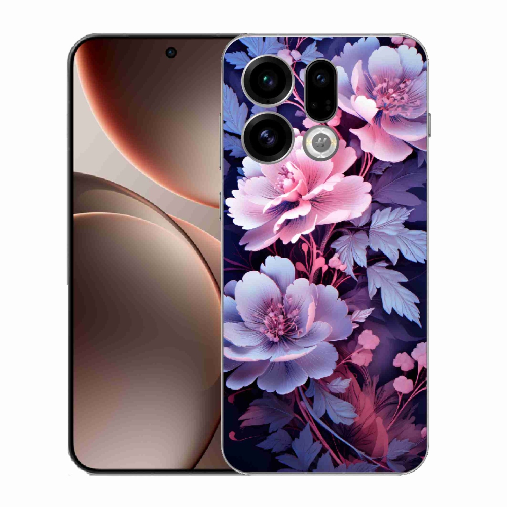 Gelový kryt mmCase na Oppo Find X9 - květiny 11