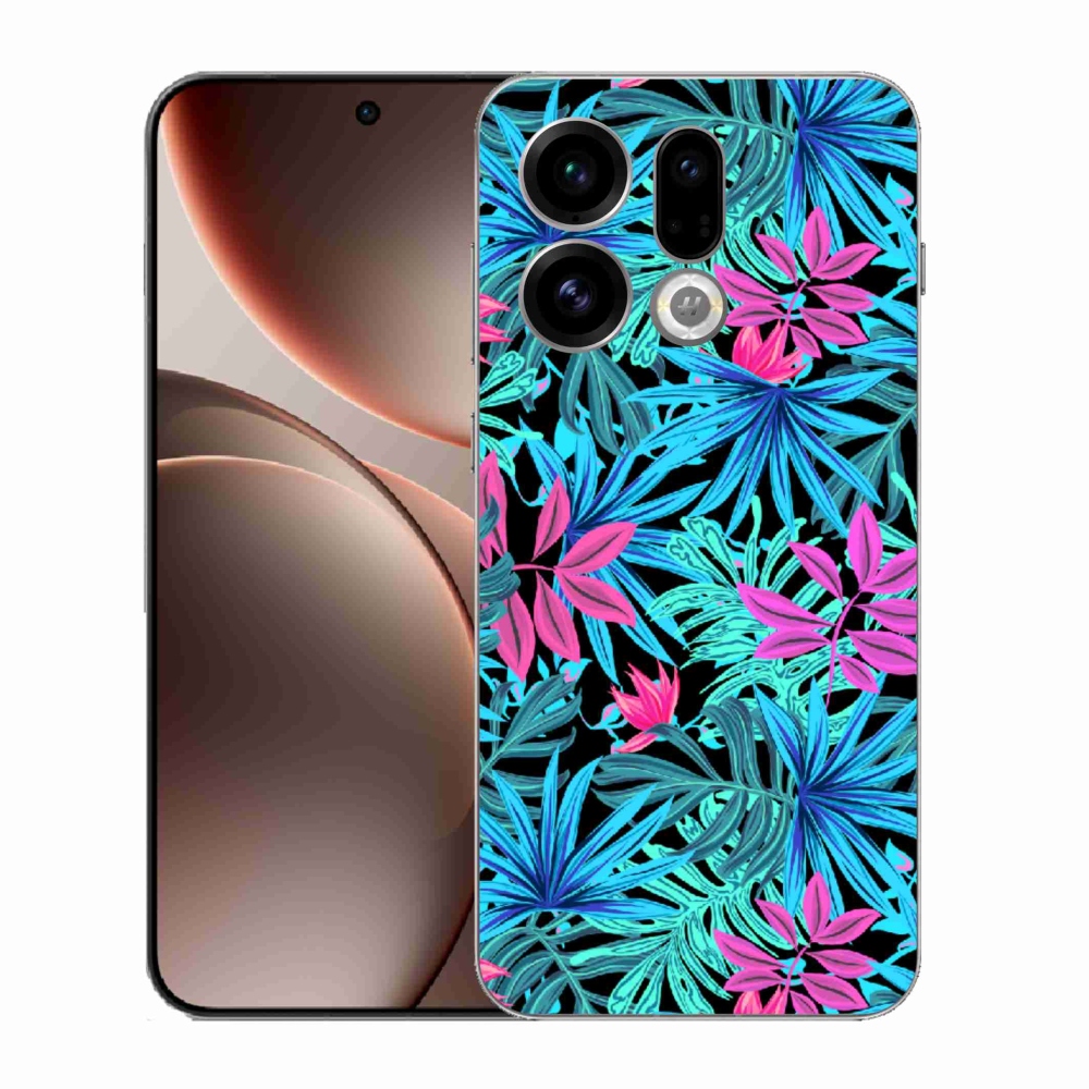 Gelový kryt mmCase na Oppo Find X9 - květiny 3
