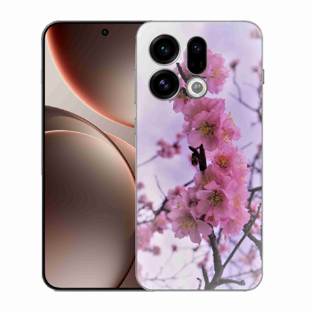 Gelový kryt mmCase na Oppo Find X9 - květiny 7