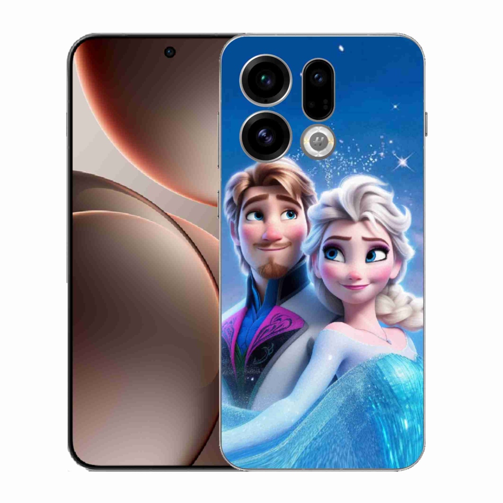 Gelový kryt mmCase na Oppo Find X9 - ledové království 1