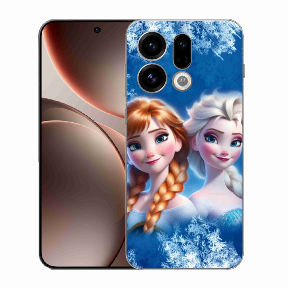 Gelový kryt mmCase na Oppo Find X9 - ledové království 2